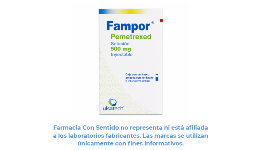 Pemetrexed disódico 500 mg Solución inyectable En México