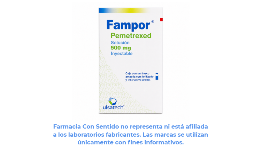 Pemetrexed disódico 500 mg Solución inyectable Genérico