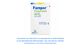 Pemetrexed disódico 500 mg Solución inyectable Efectos secundarios