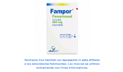 Pemetrexed disódico 500 mg Solución inyectable Proveedor