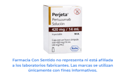 Pertuzumab 420 mg/ 14 mL mg Frasco ámpula En México
