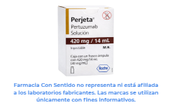 Pertuzumab 420 mg/ 14 mL mg Frasco ámpula Proveedor