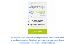 Plerixafor 20 mg/mL Frasco ámpula Venta de