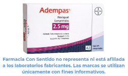 Riociguat 2.5 mg Caja con 42 comprimidos Precio