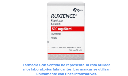 Rituximab 500 mg/50mL Frasco ámpula En México