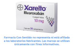 Rivaroxabán 10 mg Caja con 30 tabletas En México