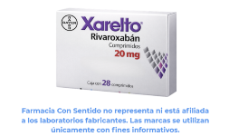 Rivaroxabán 20 mg Caja con 28 tabletas Venta de