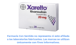 Rivaroxabán 20 mg Caja con 28 tabletas Precio