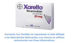 Rivaroxabán 20 mg Caja con 28 tabletas En Puebla