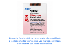 Romiplostim 250 mcg Frasco ámpula En México