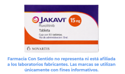 Ruxolitinib 15 mg Caja con 60 tabletas