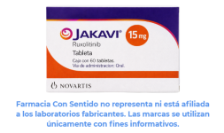 Ruxolitinib 15 mg Caja con 60 tabletas En México