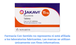 Ruxolitinib 15 mg Caja con 60 tabletas Para qué sirve