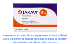 Ruxolitinib 15 mg Caja con 60 tabletas Proveedor