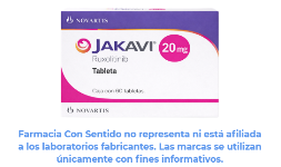 Ruxolitinib 20 mg Caja con 60 tabletas Venta de