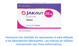 Ruxolitinib 20 mg Caja con 60 tabletas Para qué sirve