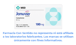 Sitagliptina 100 mg Caja con 28 comprimidos