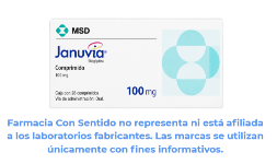 Sitagliptina 100 mg Caja con 28 comprimidos Costo de