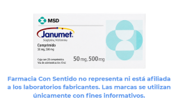 Sitagliptina, metformina 50 mg/500 mg Caja con 28 comprimidos Venta de