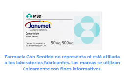 Sitagliptina, metformina 50 mg/500 mg Caja con 28 comprimidos Precio