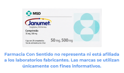 Sitagliptina, metformina 50 mg/500 mg Caja con 28 comprimidos Para qué sirve