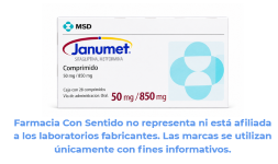 Sitagliptina, metformina 50 mg/850 mg Caja con 28 comprimidos Venta de