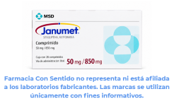 Sitagliptina, metformina 50 mg/850 mg Caja con 28 comprimidos Costo de