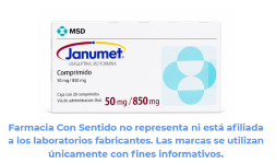 Sitagliptina, metformina 50 mg/850 mg Caja con 28 comprimidos Para qué sirve
