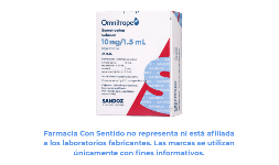 Somatropina 10 mg/ 1.5 mL Solución Inyectable Precio