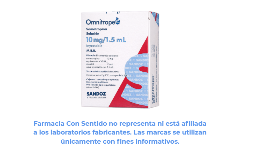 Somatropina 10 mg/ 1.5 mL Solución Inyectable En México