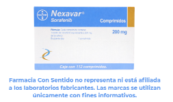 Sorafenib 200 mg Caja con 112 tabletas