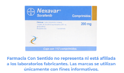 Sorafenib 200 mg Caja con 112 tabletas Venta de