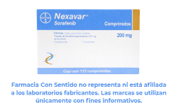 Sorafenib 200 mg Caja con 112 tabletas Precio