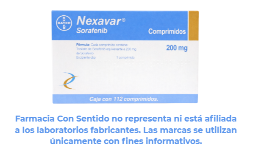 Sorafenib 200 mg Caja con 112 tabletas En Puebla