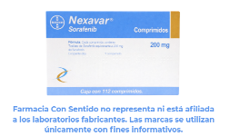 Sorafenib 200 mg Caja con 112 tabletas Efectos secundarios