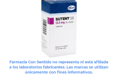 Sunitinib 12.5 mg Caja con 28 cápsulas Efectos secundarios