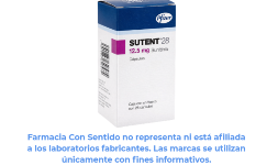 Sunitinib en cápsulas de 12.5 mg Caja con 28 cápsulas Efectos secundarios