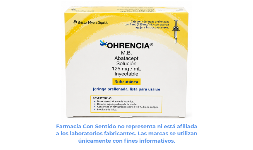 Abatacept 125 mg/mL Caja Con 4 jeringas prellenadas Proveedor