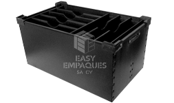 Plástico corrugado conductivo (esd) - Easy Empaques