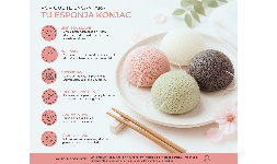 Esponjas Konjac para spa, estética y cosmetología