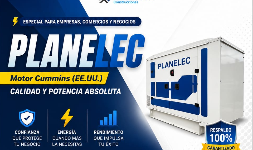 Planta de Emergencia de energía PLANELEC 42kW con Motor Cummins y ATS