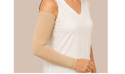 Mangas de compresión 15–20 mmHg para soporte diario del brazo