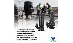 Bombas para aguas negras y residuales