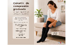 Calcetas de compresión para piernas cansadas