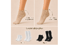 Calcetines terapéuticos de cuello corto para pies sensibles