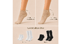 Calcetines elásticos para disminuir presión en zonas sensibles