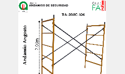 Andamio Angosto RA-200C-106
