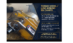 Tornos Móviles Line Boring