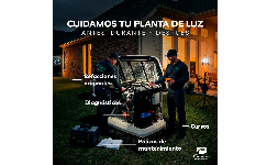 Mantenimiento a plantas de energía y generadores