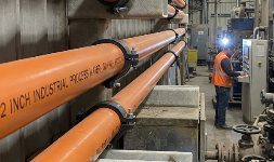 Abrazaderas no Metálicas soportería no metálica en PRFV Mexican Fibers para tuberías industriales